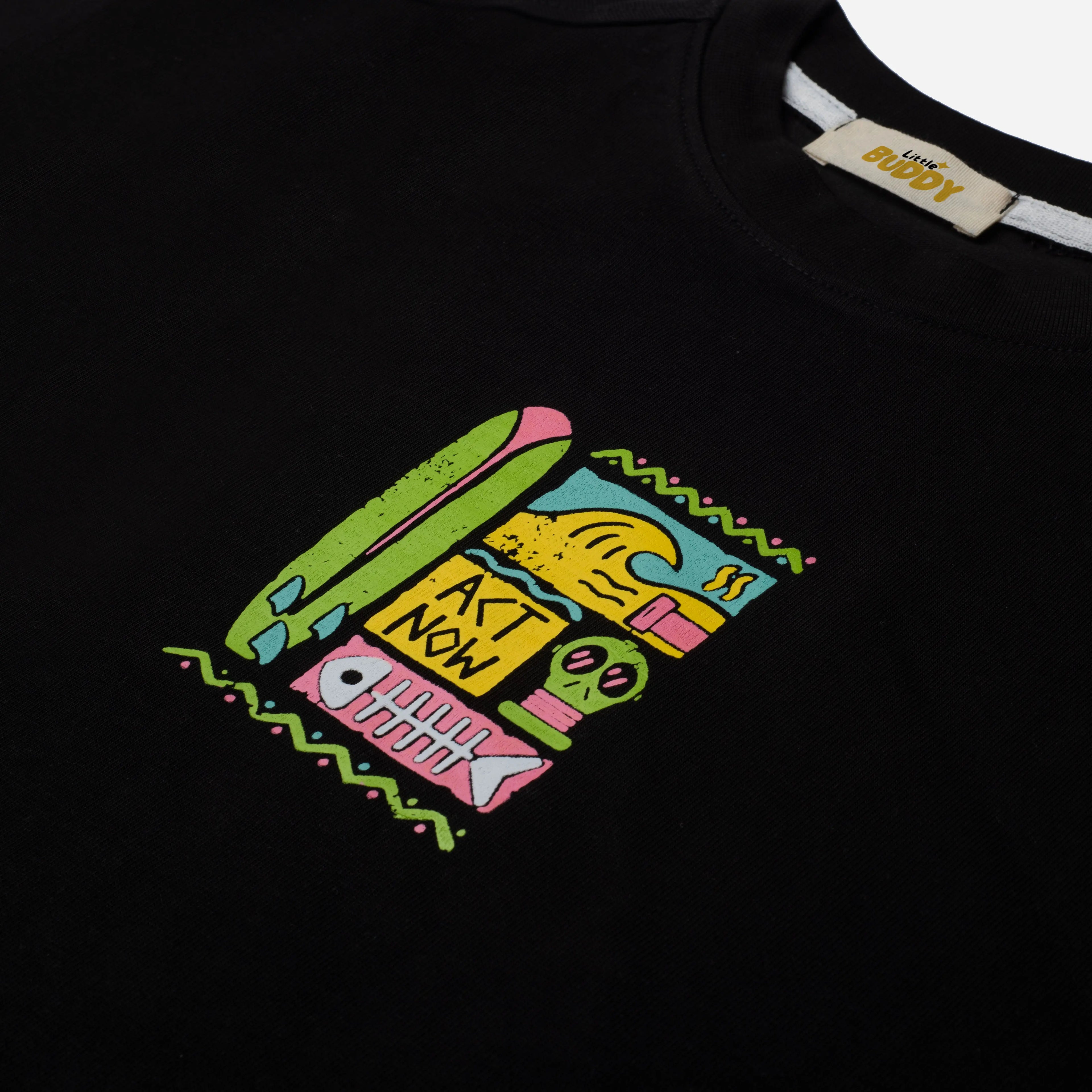 Act Now Tee - Black