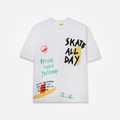 Skate All Day Tee - White