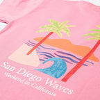 San Diego Waves Tee - Pink