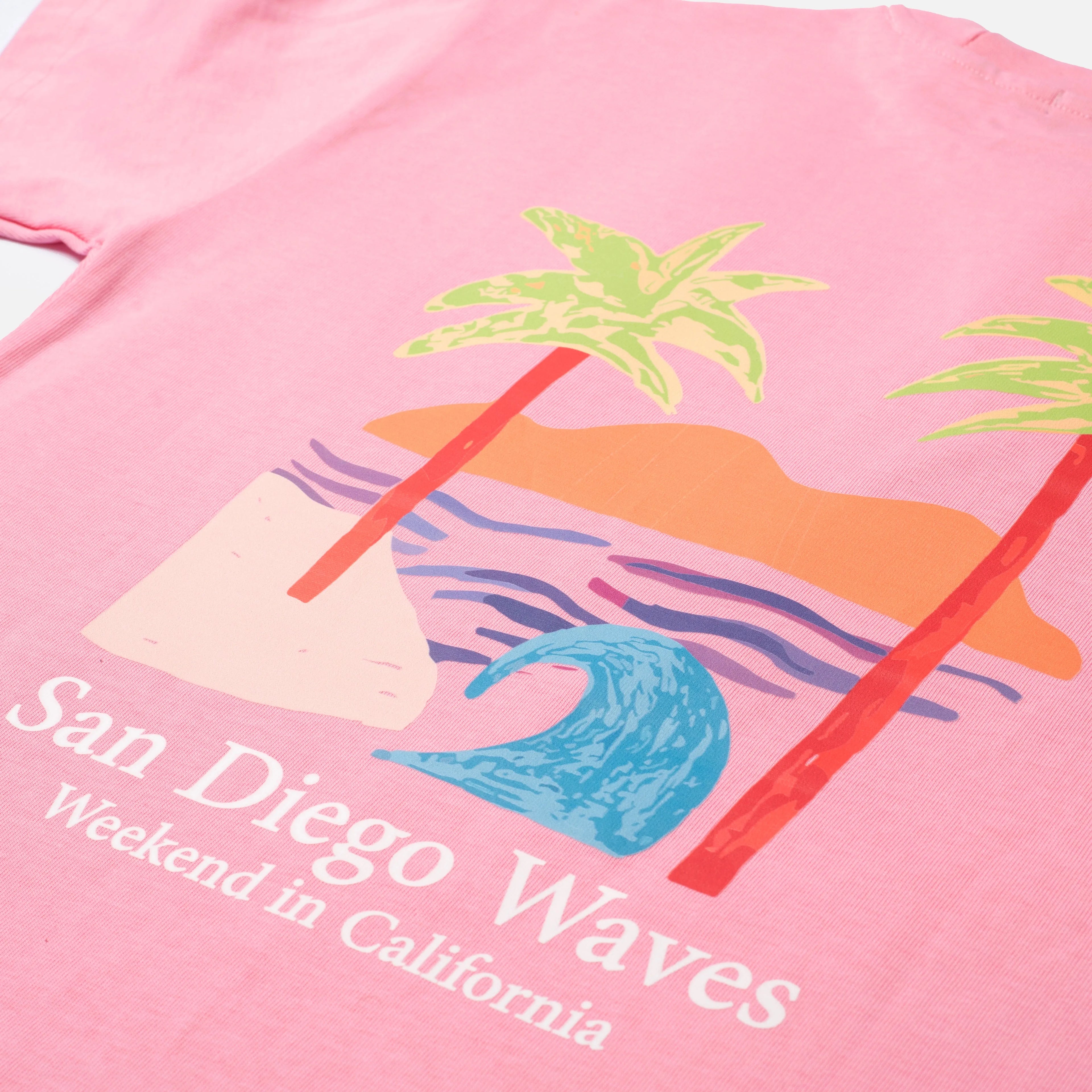 San Diego Waves Tee - Pink