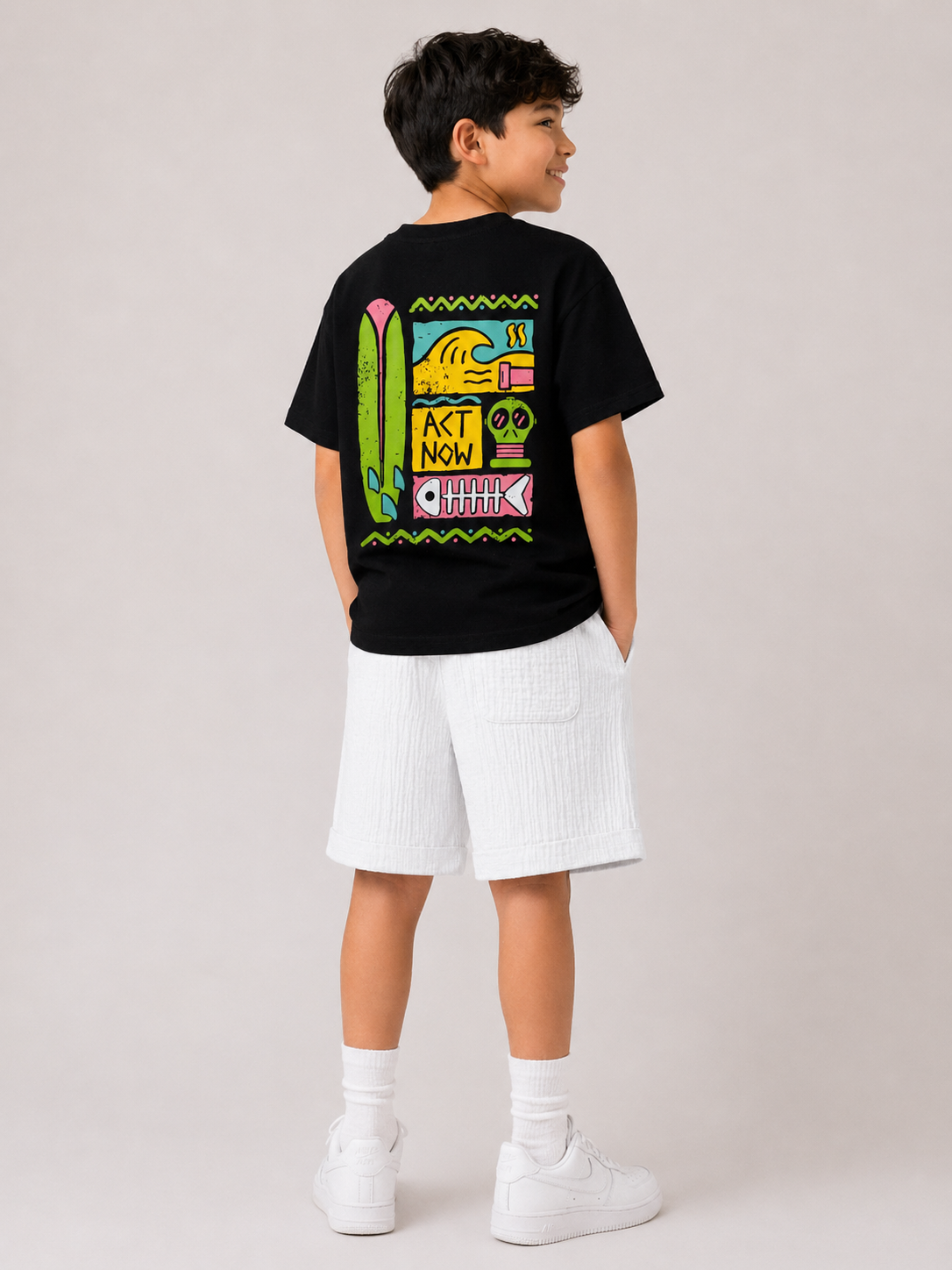 Act Now Tee - Black