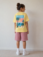 Surfers Bay Tee - Yellow