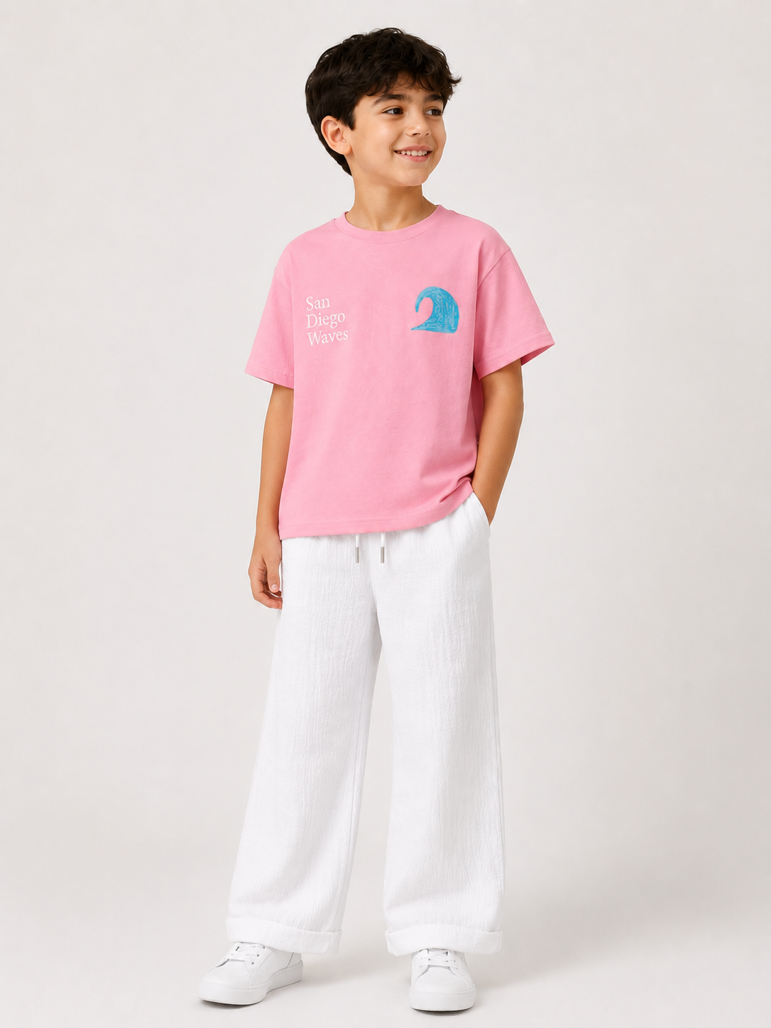San Diego Waves Tee - Pink