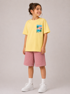 Surfers Bay Tee - Yellow