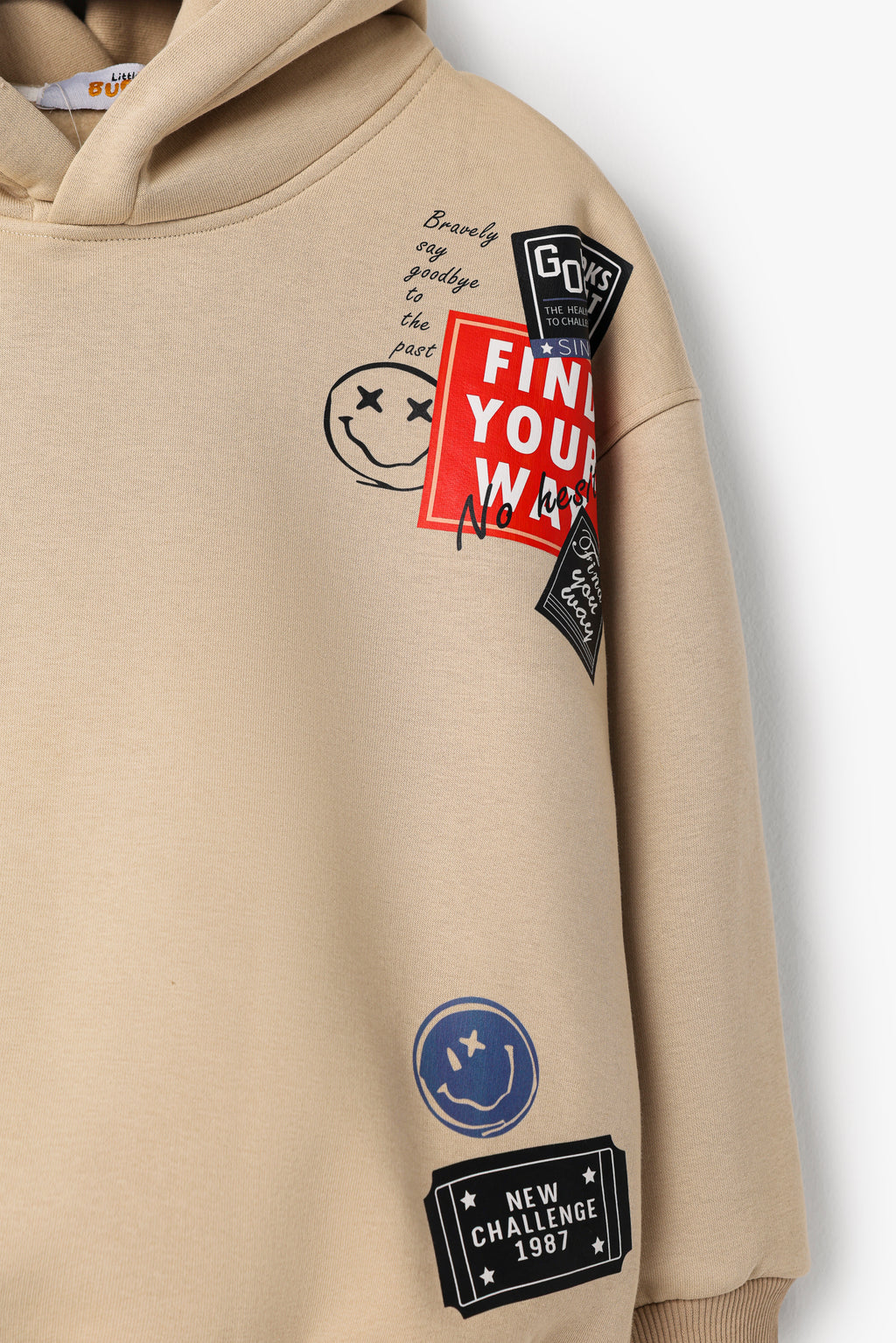 Find Your Way Hoodie - Beige