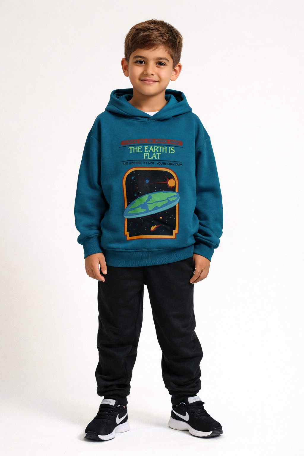 Planet Earth Hoodie – Blue