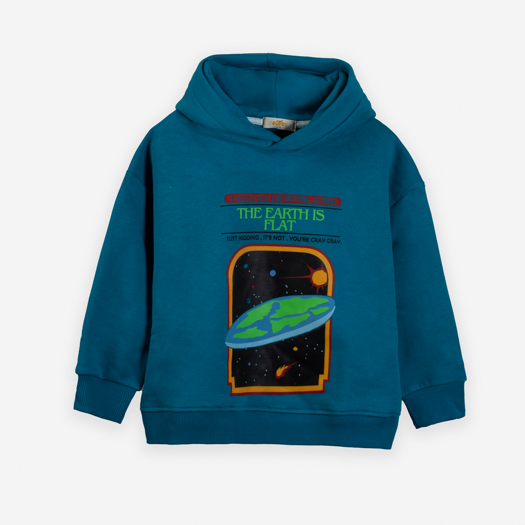Planet Earth Hoodie – Blue