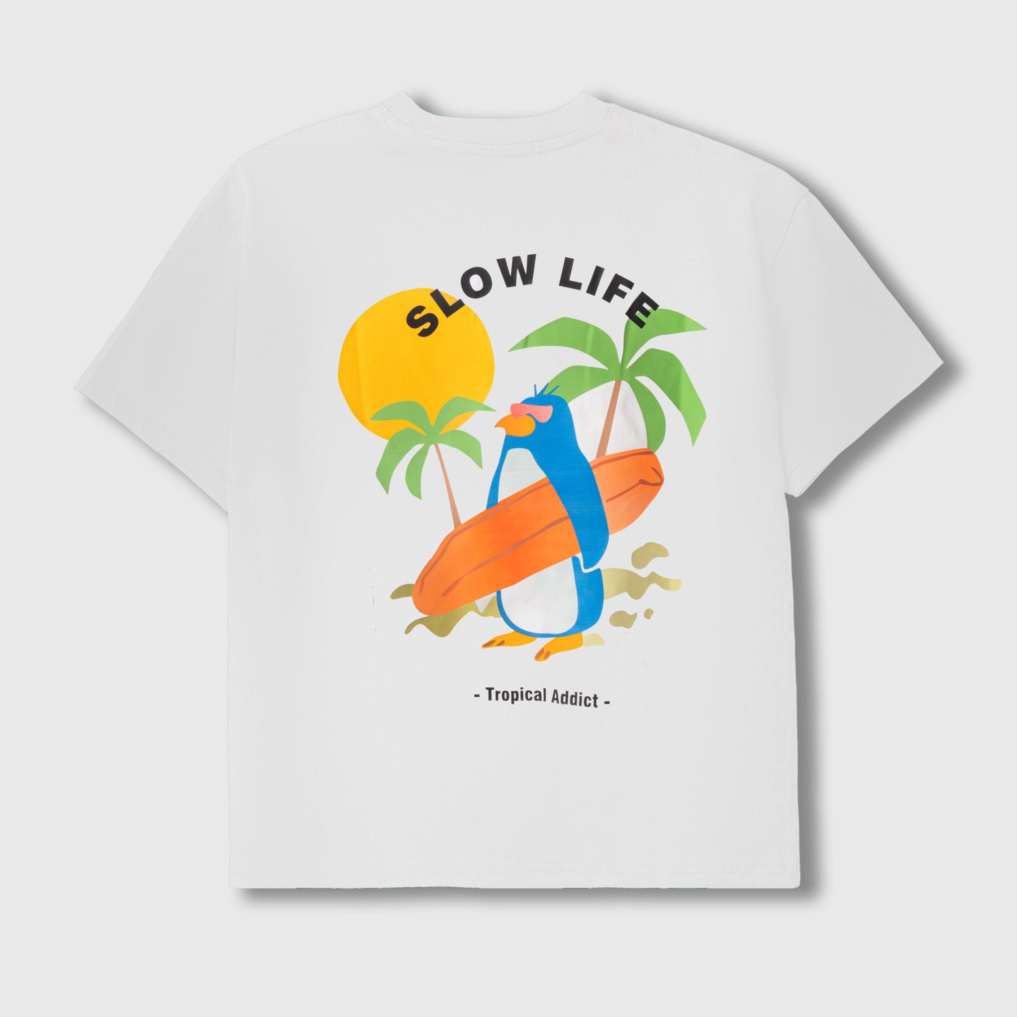 Slow Life Tee - White