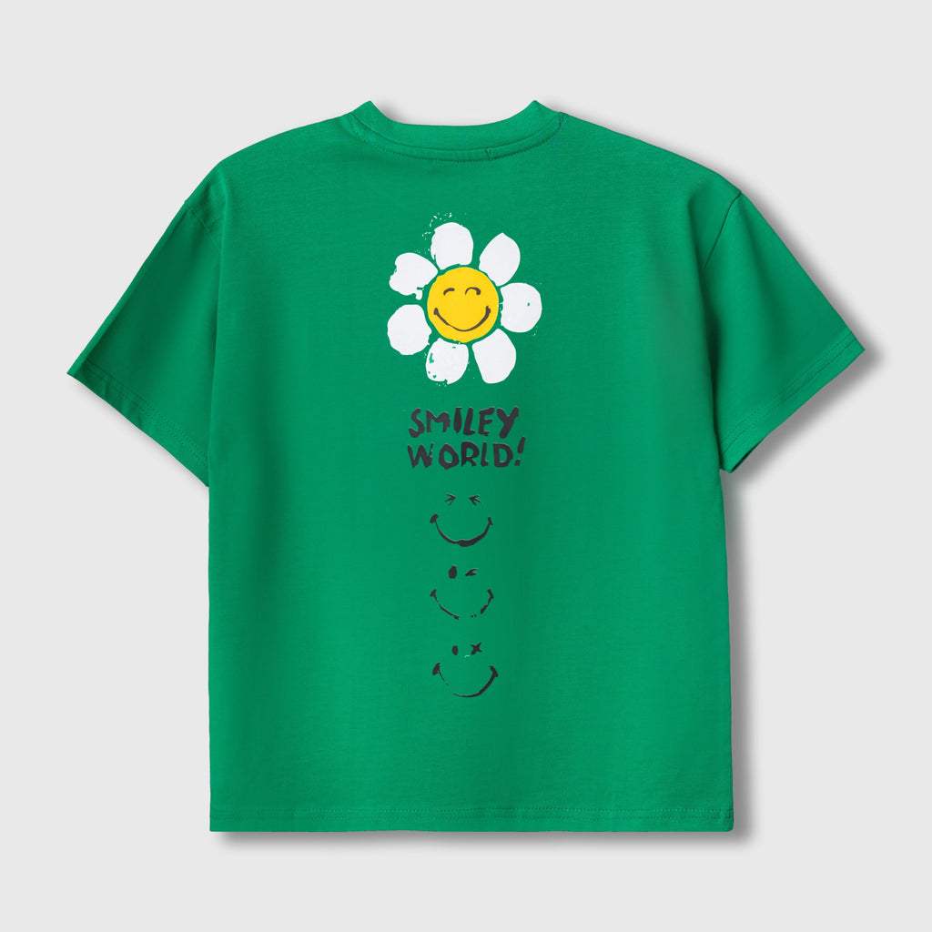 Smiley World Tee - Green