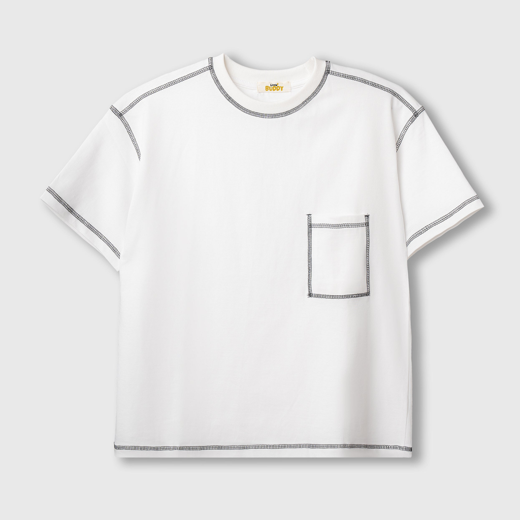 Essential Pocket Tee – White